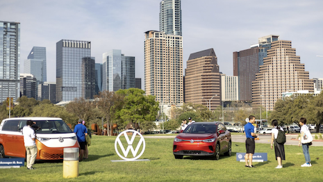 Volkswagen Group displayed its latest vehicles at SXSW. Image credit: Volkswagen Group